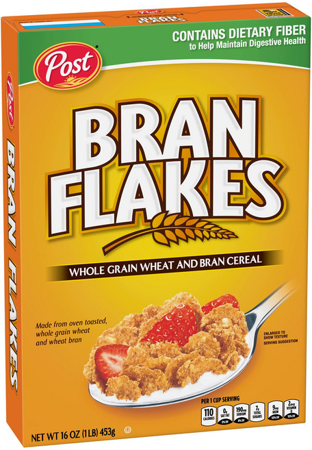 브랜 플레이크 아침 시리얼 - 454g (4팩) 브랜 플레이크 아침 시리얼 - 454g (4팩), 453g, 1개