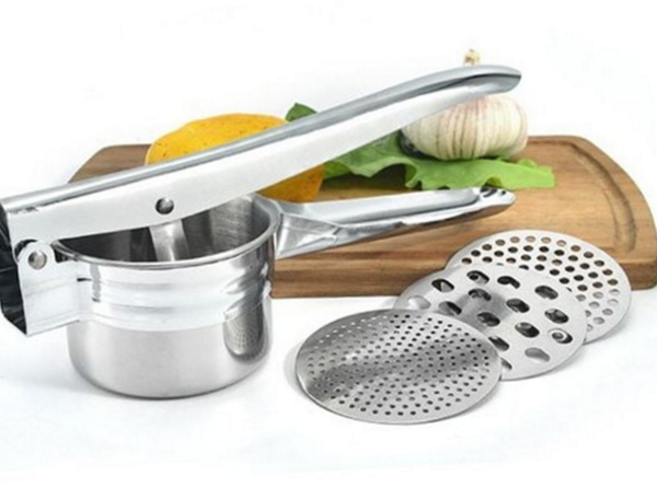음식 짤순이 수동 스테인레스 물기제거 채소 탈수기 두부 압착기 레버형 착즙기 으깨기 레몬 마늘 기구