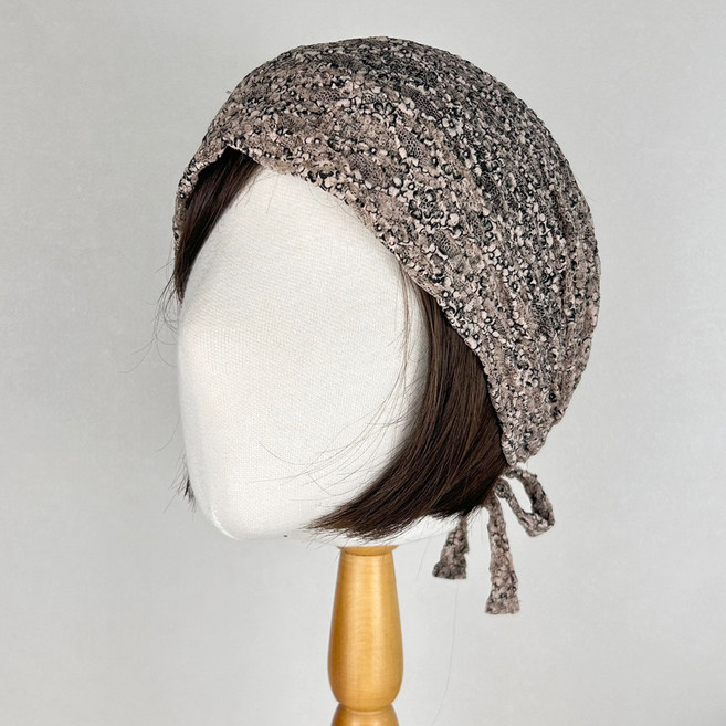 냉감 중년여성 망사 스판 밴딩 끈 두건 여름 사계절 엄마 할머니 식당 주방 4칼라