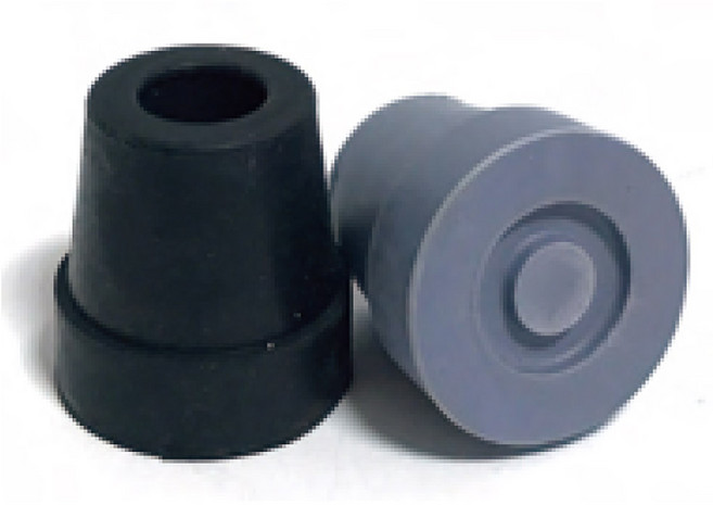 지팡이고무 워커고무 목발고무, 사발지팡이 고무 회색 12mm 1개(낱개), 1개