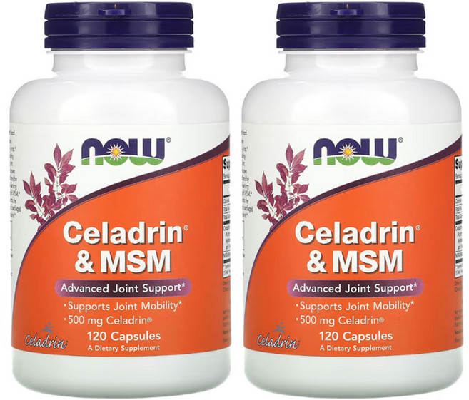 나우푸드 Celadrin & MSM 120 캡슐, 2개, 120정