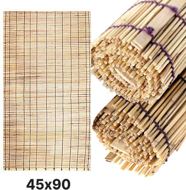 베란다 창문 갈대발 45x90 (나무발 가림막 울타리 황사 먼지차단 햇빛차광 현관 창문발 인테리어)