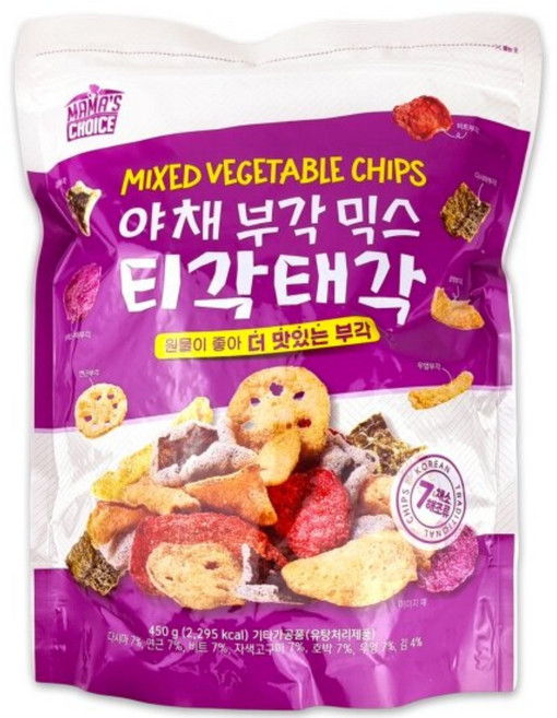 코스트코 마마스초이스 야채부각 티각태각, 2개, 450g