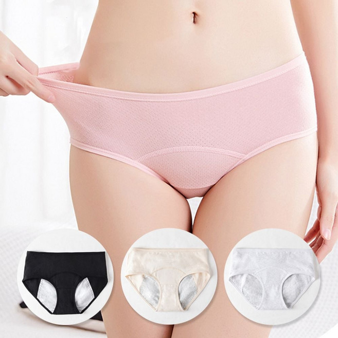 입는 여성 방수 생리 흡수 위생 팬티 첫 월경 선물 bab+93812qU