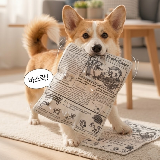 모디케이 강아지 소리나는 장난감 터그놀이, 2개, 혼합