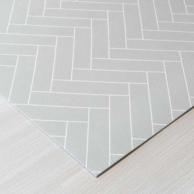 쿠셔니 논슬립 PE 거실매트 바닥매트, 헤링본