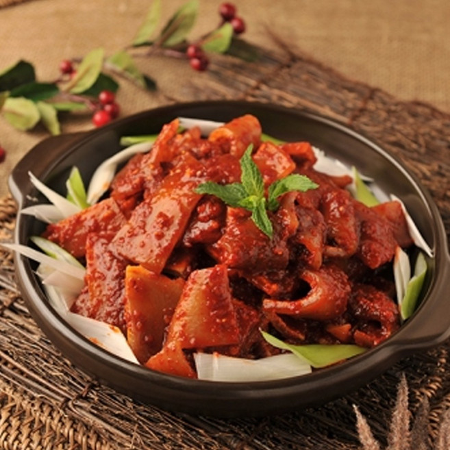 (주)가천린포크 돼지 껍데기양념 500g, 1개