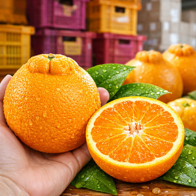 제주한귤 못난이한라봉 써니트 노지한라봉 5kg 10kg 할라봉, 1개, 중과(200~260g) 10kg