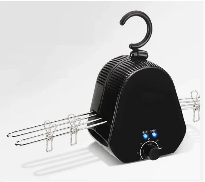 DMWD 110V-220V 여행 휴대용 전기 옷 건조기 접는 신발 히터 걸이 500W, 01 Black 110V-220V, 01 China Mainland