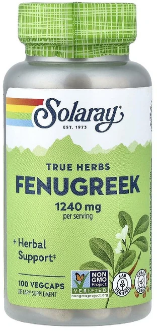 솔라레이 Solaray True Herbs 호로파 100정(1정당 620mg) 1개 - 쿠팡