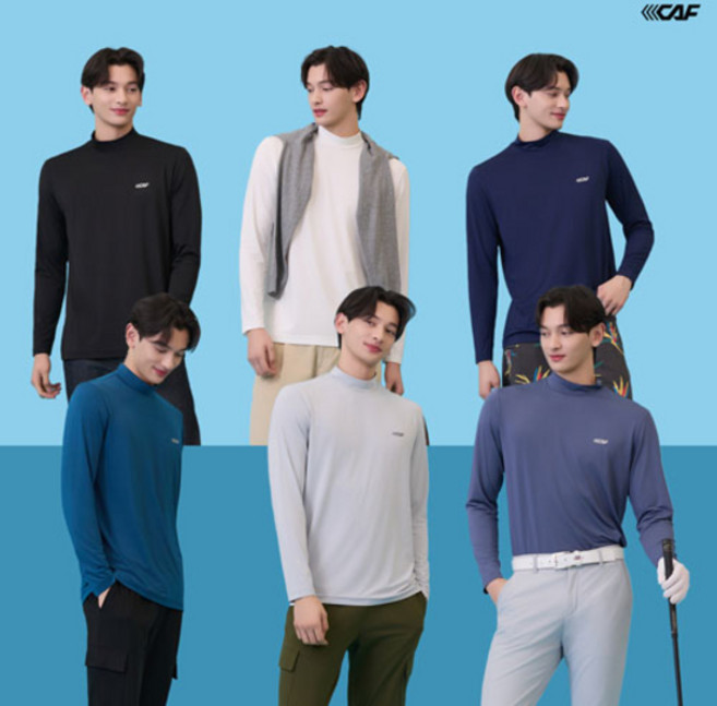 르까프 드라이 에어텐션 하프넥 티셔츠 남성 6종세트