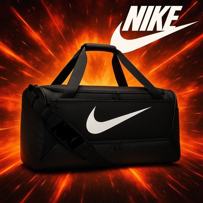 나이키 헬스 스포츠 더플백 운동 가방 dslb 트레이닝 블랙, 브라질리아