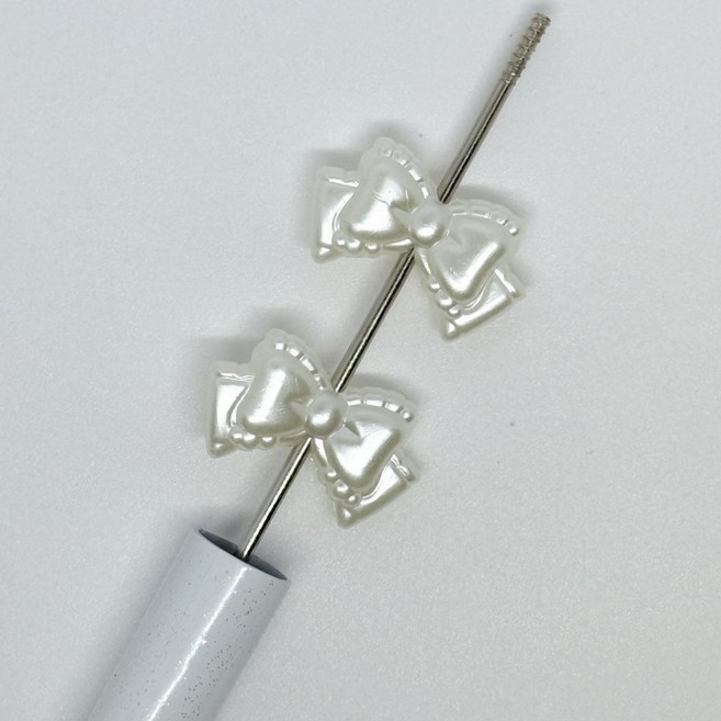 볼펜꾸미기 볼꾸 동대문 꾸미기 DIY 비즈 진주 리본 코팅진주 코팅 발레코어 비즈 파츠