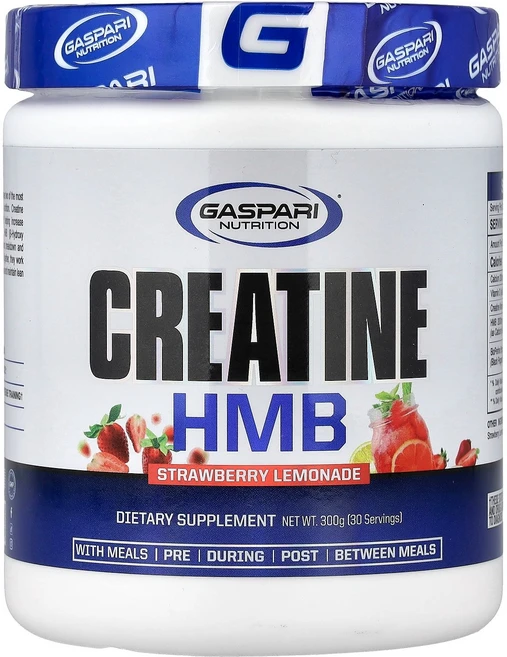 Gaspari Nutrition Creatine HMB Strawberry Lemonade 300 g, Gaspari Nutrition, Creatine HM, 300g - 쿠팡