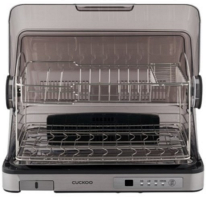 쿠쿠전자 식기건조기 6인용 40리터 대용량 2단 스테인레스 물넘침방지 싱크대메이트 건조기