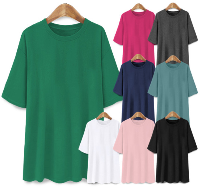 블론디 여성 베이직반팔 플레인