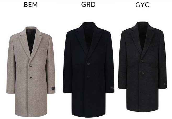 파렌하이트 24F/W 싱글 2BT체크터코트 3컬러(베이지멜란지 다크그린 차콜)FJL7331