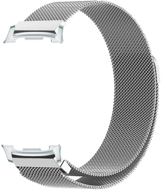 더조은셀러 갤럭시워치8 / 클래식 커넥프리 밀레니즈 루프 메탈 스트랩, 20mm+실버