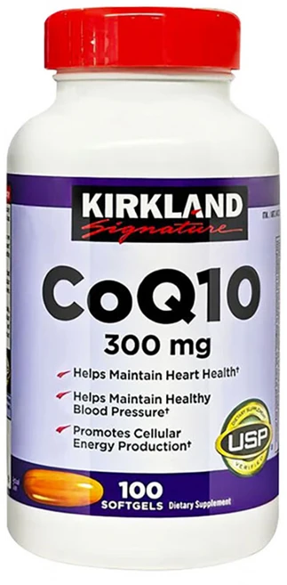 커클랜드 코엔자임Q10 300mg 소프트젤 심장 건강 영양제, 1개, 100정 - 쿠팡
