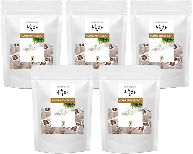 우슬차 50티백 삼각티백 숲으로허브, 5개, 50개입, 50g