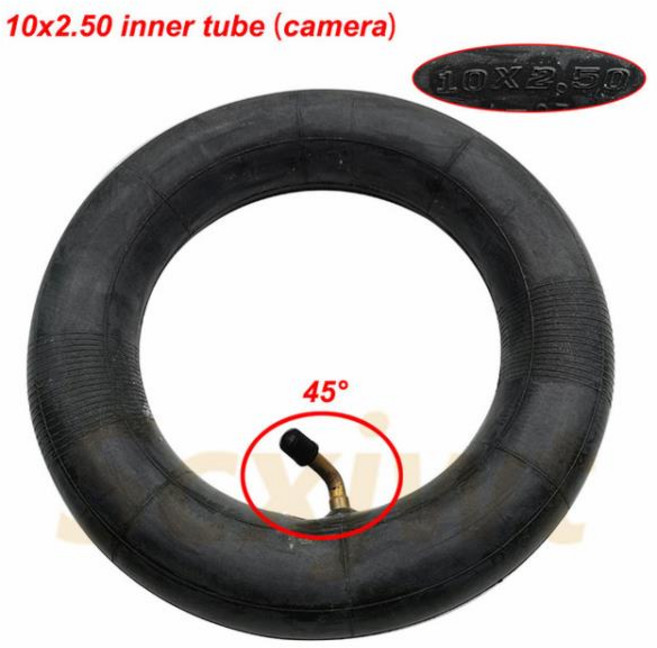 듀얼트론 빅터 럭셔리 이글 스피드웨이 4 5 쿠구 M4 프로 퀵 3 제로 10X 전기 스쿠터용 TUOVT 10x3.0 타이, inner tube 45D, 1개