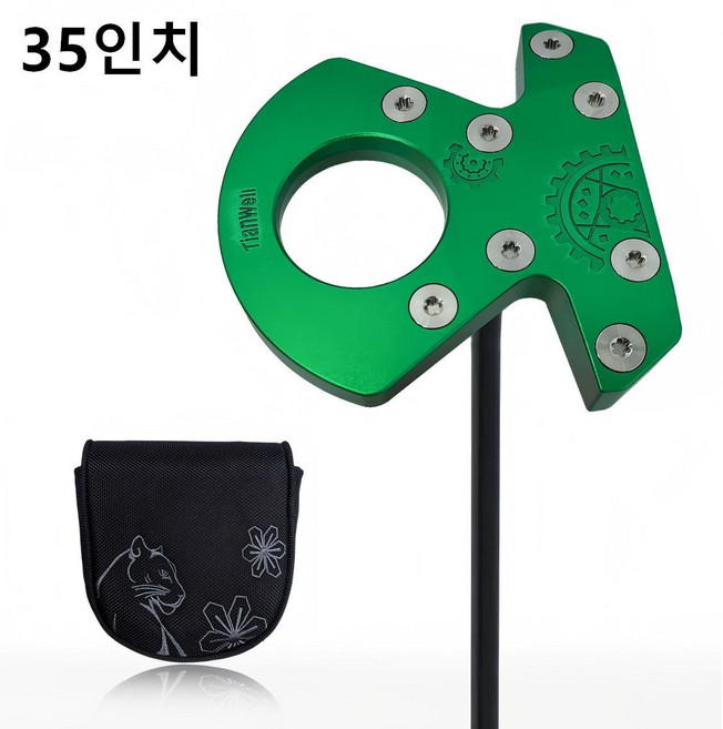Tianwell 그린골프 제로 토크 골프 퍼터 골프 퍼터 페이스 밸런스드 골프 클럽 길이 34 35 인치, 35도