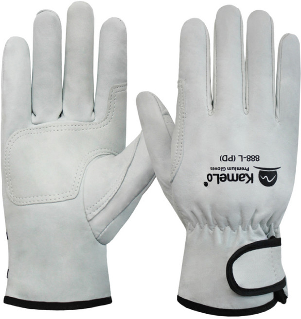 카멜로 알곤용접장갑 888-L(PD) 내피유 천연가죽 내열 건설 캠핑 바베큐 원예, 888-L PD 내피유, 1개