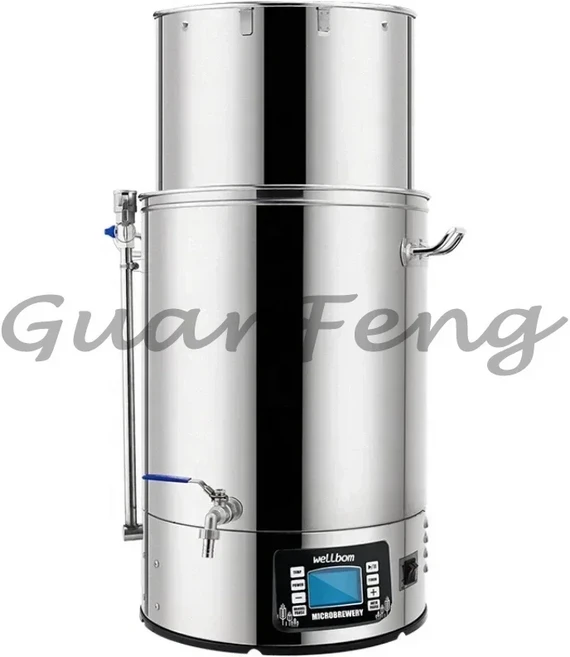 40L 스테인리스 스틸 올인원 가정용 양조 시스템 장비 매시, 02 60L