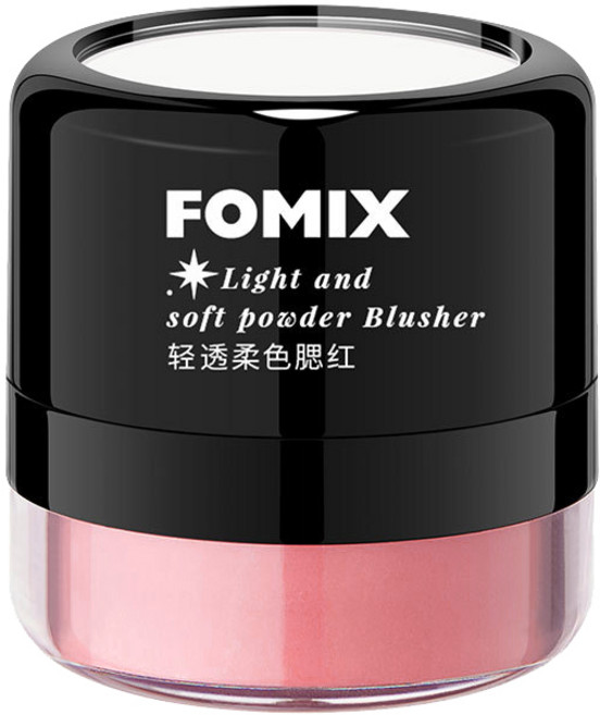 FOMIX 輕透柔色腮紅 懶人氣墊設計 橘粉色 自然顯色 眼影腮紅兩用, 1個