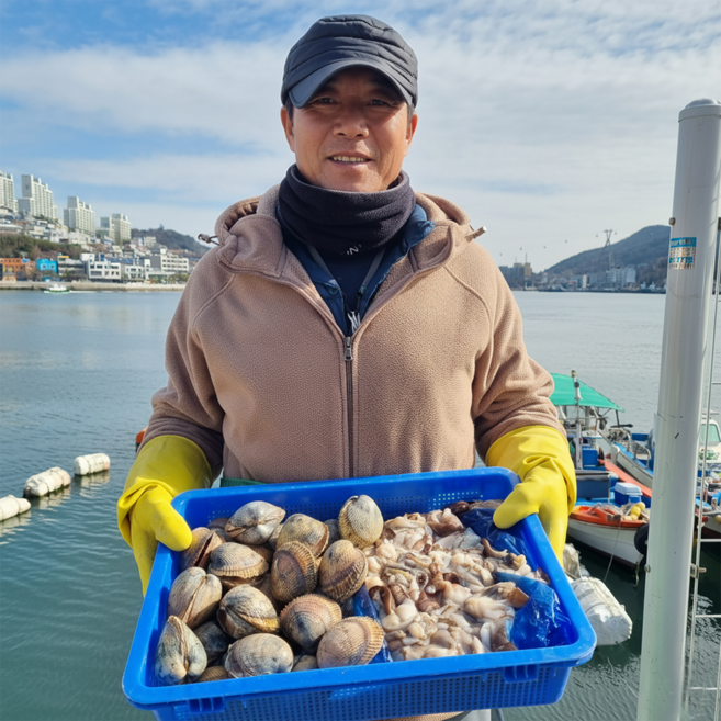 1% 프리미엄 전남 여수 완전손질 생물 초코 새조개, 1박스, 1kg