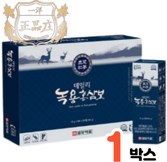 녹용홍삼진액 부모님건강식품선물 녹용 홍삼보, 1개