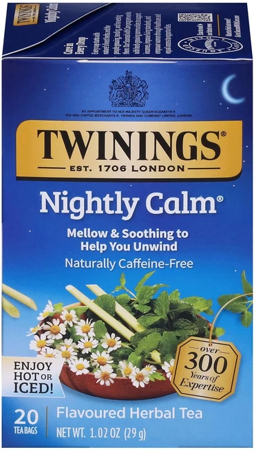 트와이닝 허벌 티 나이틀리 캄, 1.45g, 20개입, 1개 - 쿠팡