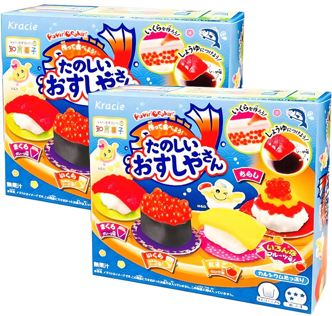 크라시에 타노시이 오스시야상 가루쿡 만들기 세트, 단품, 2개