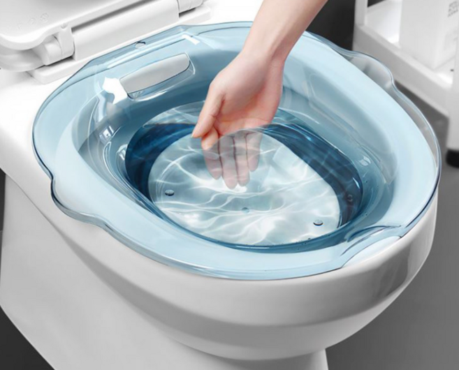 치질 예방 임산부 가정용 좌욕기 열탕소독 가능 안전 소재(사은품 제공-벽걸이 후크), 1개