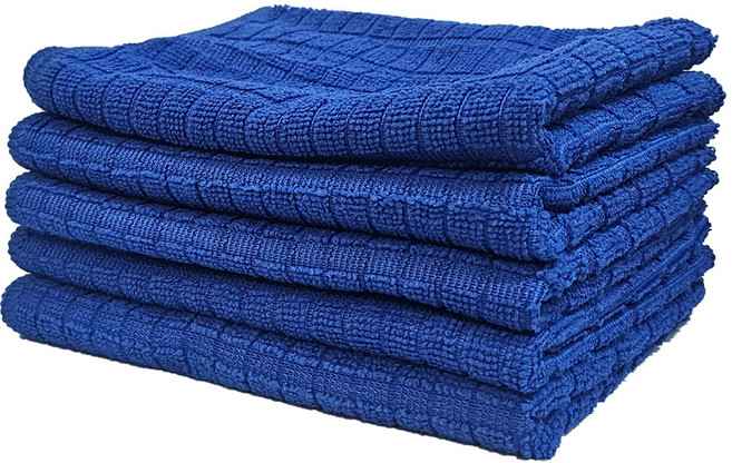 키친9단 다목적 세차 초극세사 경편 바둑 손걸레 행주 경편행주 바둑행주 경편바둑행주 바둑크리너, 5개