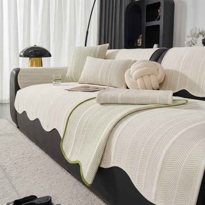 OLIVET 냉감쇼파패드 여름용 샤닐 시원한 미끄럼방지 쿨패드