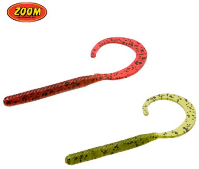 줌 C테일 웜 4인치 배스웜 컬리테일, 141 워터골드글리터, 1개