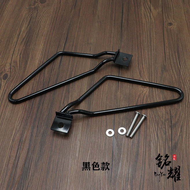 스페로스페라몰 FB몬디알 사이드백 엔드 FB 힙스터125 led 호환 화이트 300 스포츠 사이드스탠드, 블랙 1페이, 1개