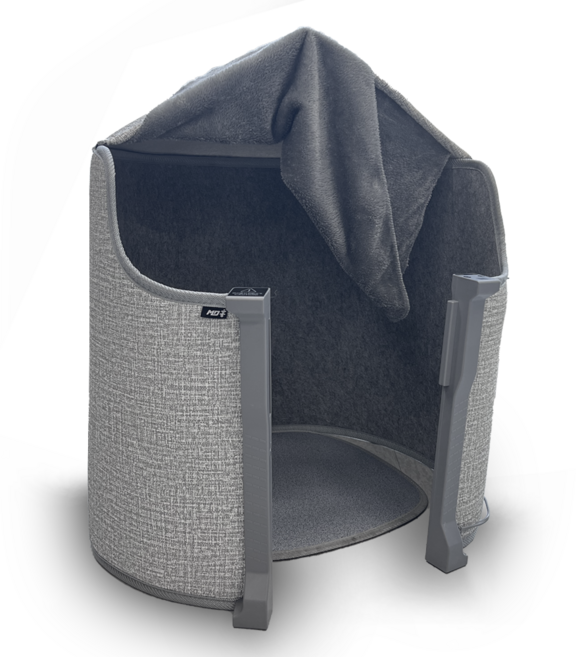 퀀텀캣 MD홍 사무실 발난로 원통형 접이식 파티션 히터, ZY-66