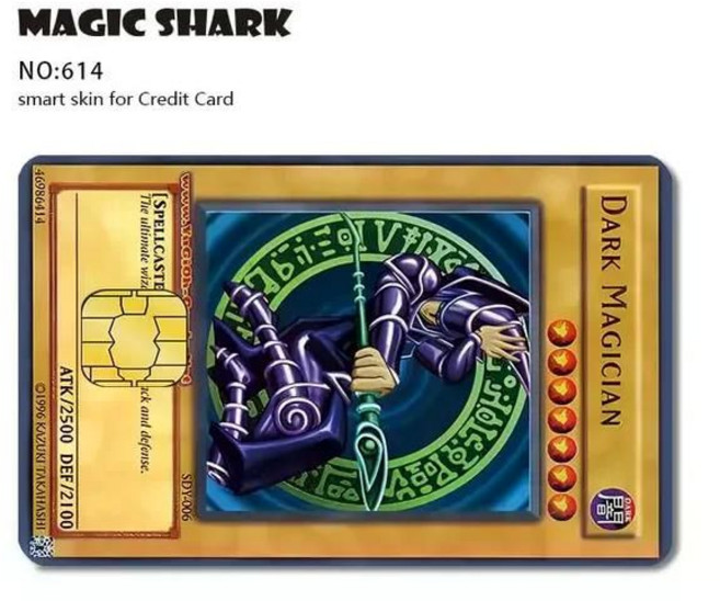 유희왕 삼환신 푸른눈의 백룡 교통 체크 은행 기후동행 카드 스티커 굿즈, I