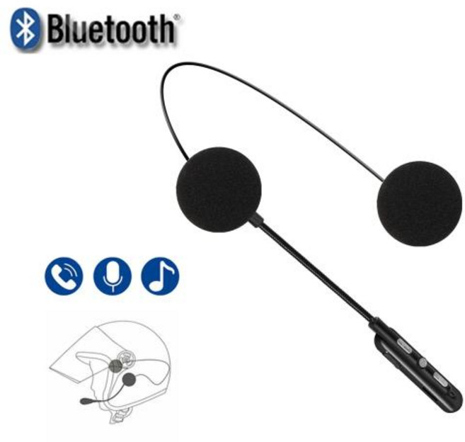 블루투스 50 오토바이 헬멧 헤드셋 방수 모토 헤드폰 무선 스테레오 이어폰 스피커 핸즈프리 헬멧 헤드셋, 2) 15mm, 없음