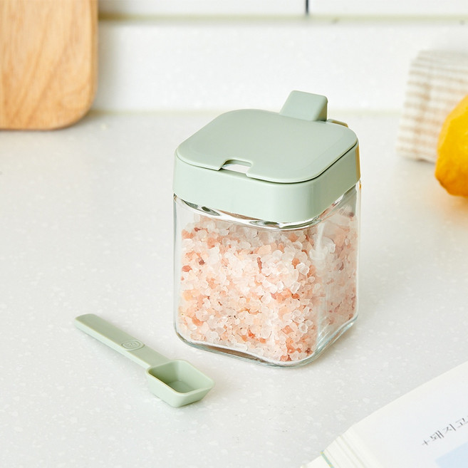 [모던하우스 광주역점] 컬러키친 스푼 양념병 250ml 민트그린_easylife, 1개