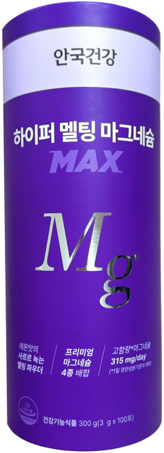 안국건강 하이퍼멜팅 마그네슘 3g x 100포(300g), 1개, 300g