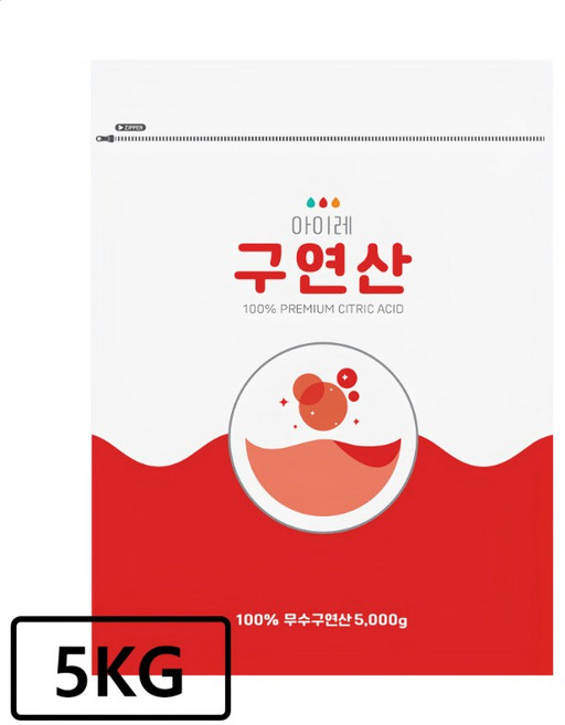 아이레 무수구연산 리필형 대용량, 3개, 5kg