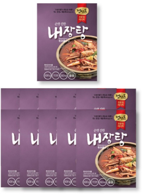 초원식품 내장탕 600g 세트, 10개
