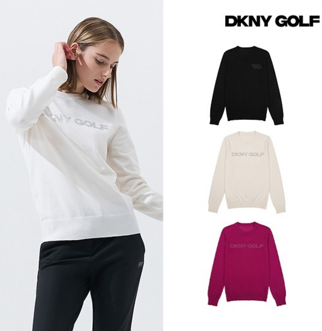 [DKNY GOLF] 24FW 여성 울블렌디드 니트 2종
