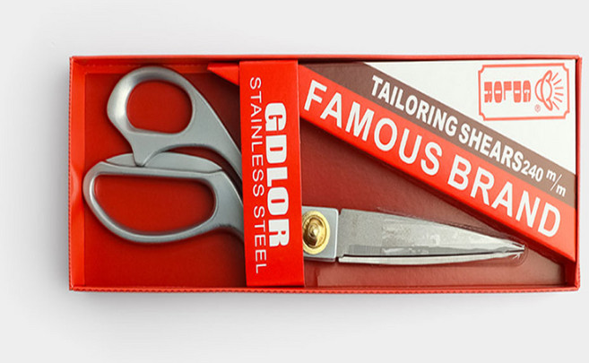 패션스타트 테일러링 실버재단가위 재단가위, 1개, 240mm