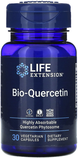 LIFE EXTENSION 槲皮素膠囊, 30顆, 1罐