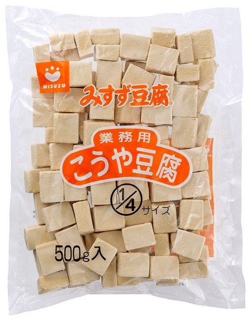【日本Misuzu】一口高野豆腐（業務用）, 500g, 1個
