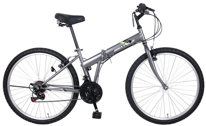 [삼천리자전거/하운드] 시애틀F26 접이식 자전거 시애틀 F 21단 26 155cm 이상 생활용 C.MTB 컴포트 MTB, 170cm, 1개, 다크실버/미조립박스